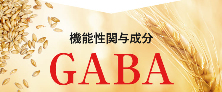 機能性関与成分GABA